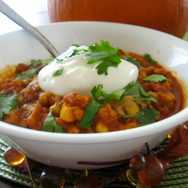 🍲 Pumpkin Turkey Chili